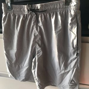 Reebok silver shorts